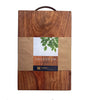 Hutson 1-Inch Thick Sheesham Wood Chopping Board – 30x20 cm | Reversible Kitchen Cutting Board with Stainless Steel Handle