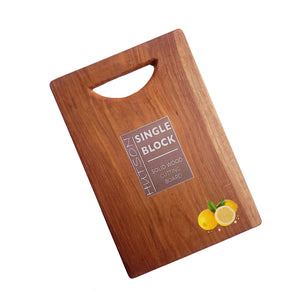 Hutson Acacia Wood Chopping Board – 13 x 9 x 1 Inches | Solid Block, Reversible, Anti-Bacterial Cutting Board