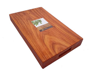 Hutson Sheesham/Rosewood 2-Inch Thick Reversible Wooden Chopping Board | Heavy-Duty Cutting Board for Kitchen | Ideal for Meat, Vegetables & Fruits (14 x 9 x 2 Inch) (Extra Thick)