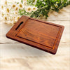Hutson Handcrafted Sheesham Wood Cutting Board with Handle Charcuterie Board Meat Kitchen Cutting Boards (15x10 Inches)